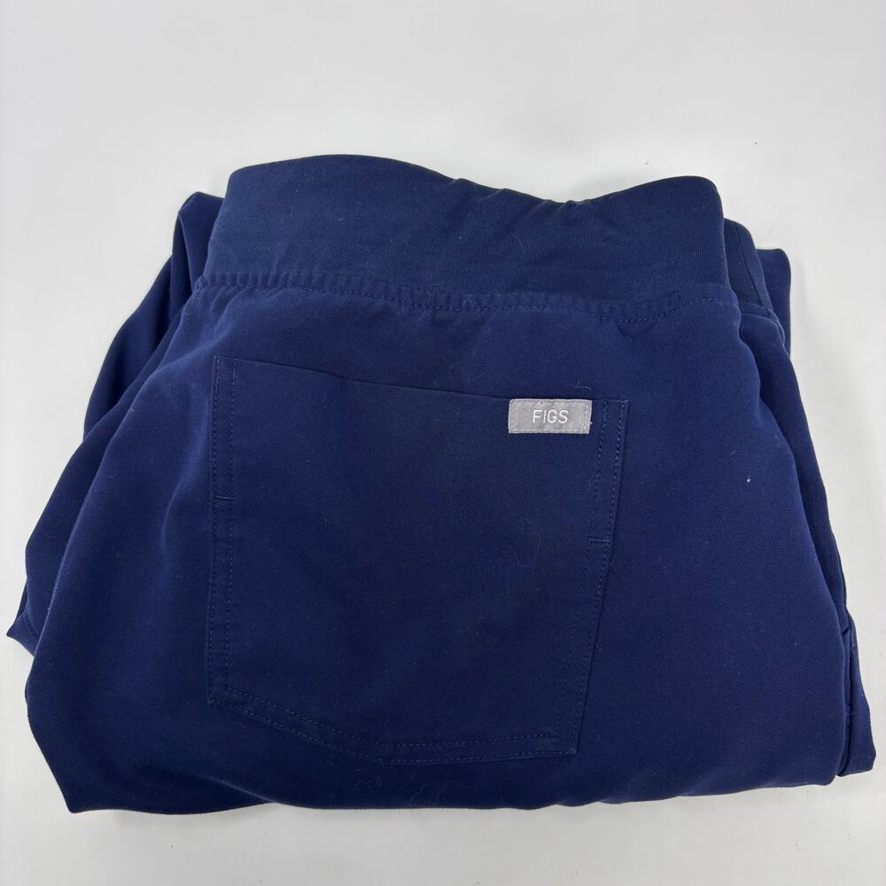 FIGS Technical Collection Womens Large Blue Stretch Waist Jogger Scrub Pants